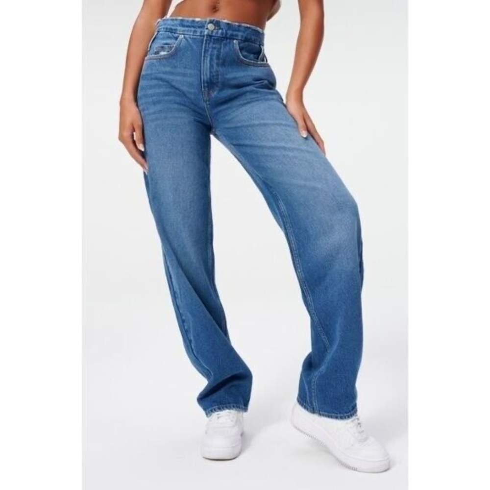 Good American Blue Good 90’s Jeans